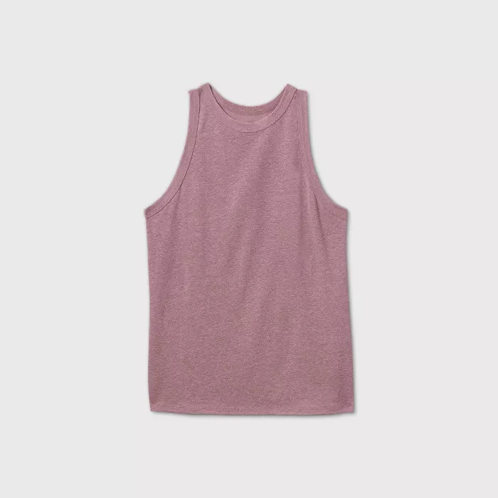 Women's Slim Fit Tank Top - A New Day™ Purple | Target