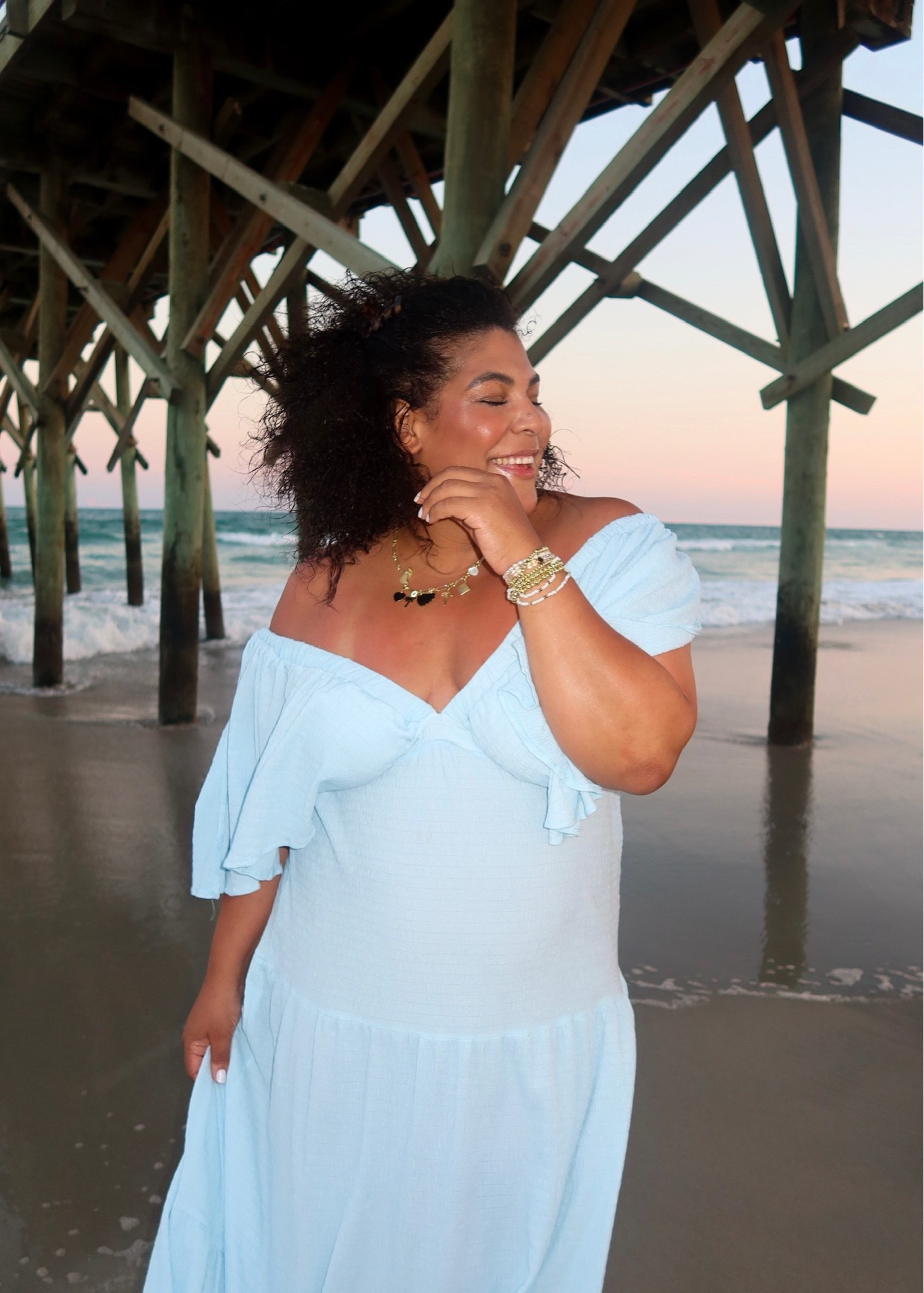The prettiest beach vacation dress 🌊🤍 This flowy off the shoulder maxi is such a dreamy look for sunset dinners, beach photos, resort nights or your next tropical getaway. The ruffle sleeves + romantic silhouette are SO flattering! ✨

beach vacation outfit, vacation dress, beach maxi dress, off shoulder dress, resort wear, tropical vacation outfit, summer maxi dress, curvy fashion, midsize style, vacation outfit inspo, beach photo outfit, date night dress, summer fashion

#LTKootd #LTKSeasonal #LTKMidsize