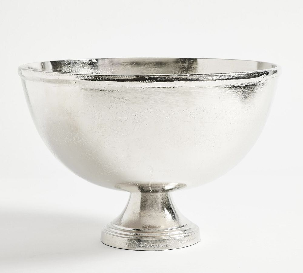 Rustic Metal Handcrafted Footed Champagne Bucket | Pottery Barn CA