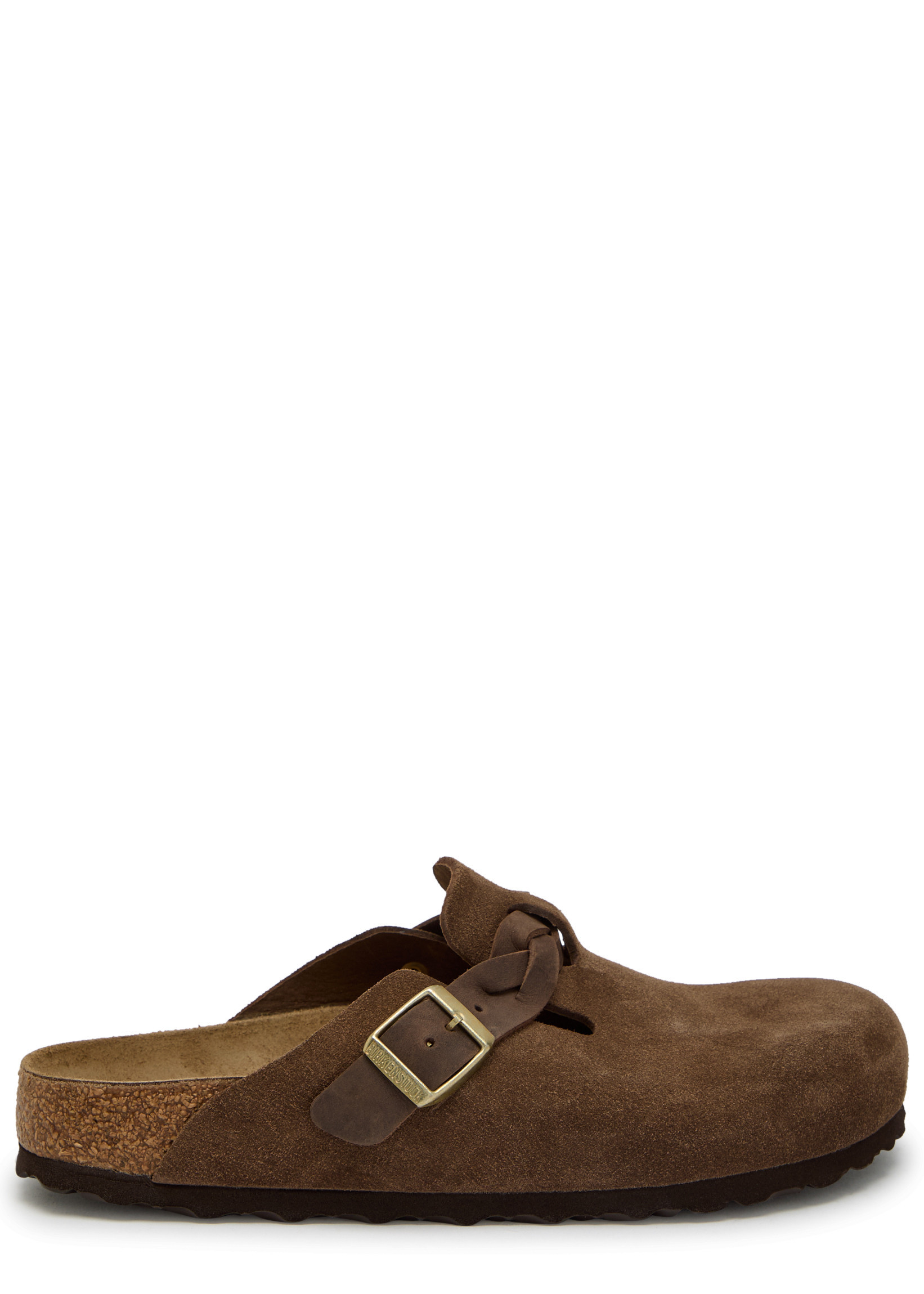 Boston braided suede clogs | Harvey Nichols