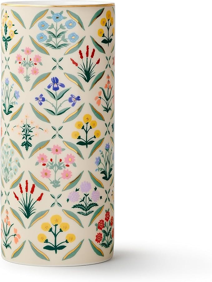 RIFLE PAPER CO. Estee Porcelain Vase | Home Décor, Brighten Up a Living Room, Kitchen Table, or ... | Amazon (US)