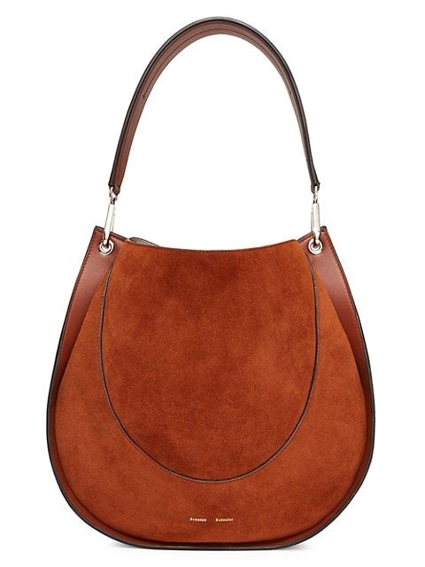 Large Leather & Suede Hobo Bag | Saks Fifth Avenue
