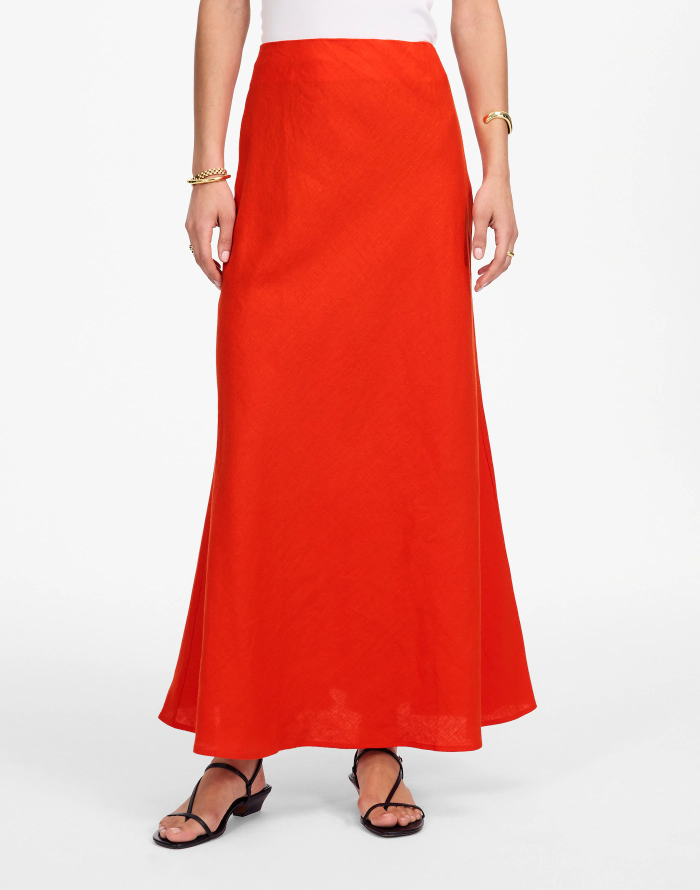 Linen Maxi Slip Skirt | Madewell | Madewell