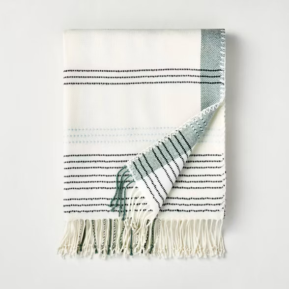 Engineered Plaid Throw Blanket - Hearth & Hand™with Magnolia | Target