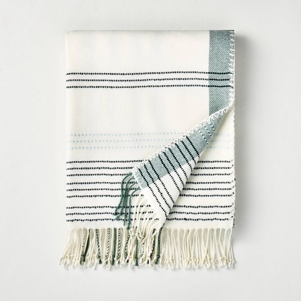 Engineered Plaid Throw Blanket - Hearth & Hand™with Magnolia | Target