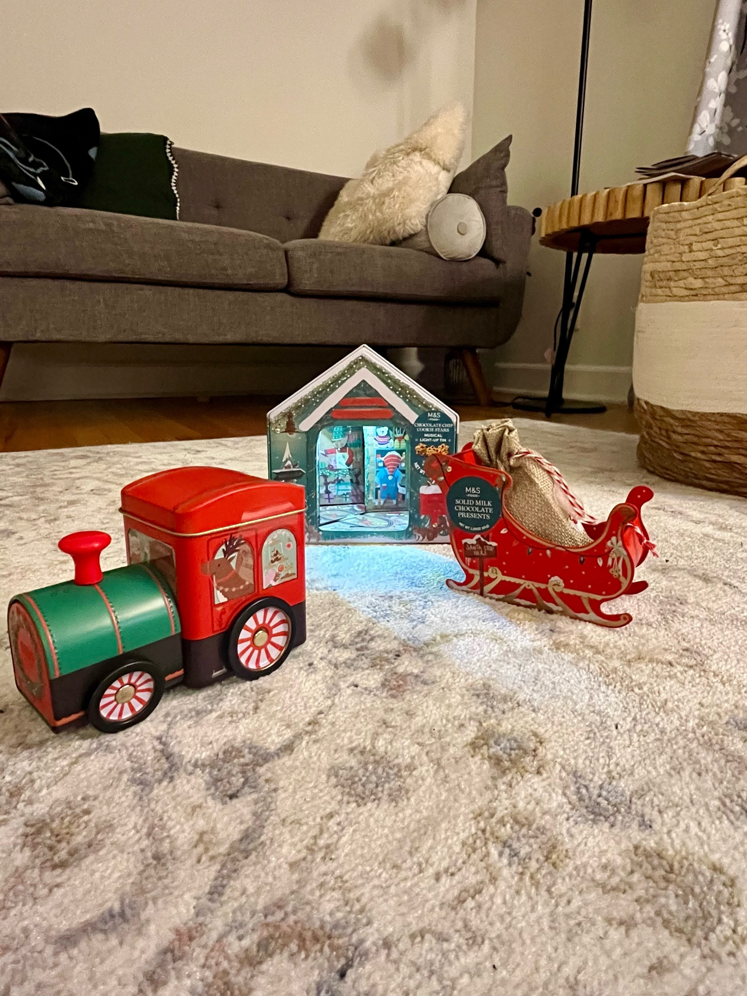 Did you guys see the new Marc & Spencer Christmas at Target?!? Everything is adorable! Grabbed the Santa Workshop, the train and sleigh—they either have cookies or chocolate inside! Run! They won’t last! #christmaspresents 

#LTKHoliday #LTKSeasonal #LTKHome