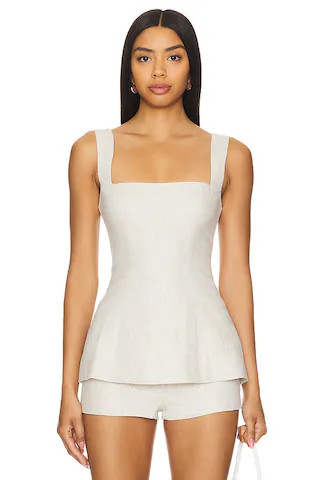 Lovers and Friends Brixton Top in Natural from Revolve.com | Revolve Clothing (Global)