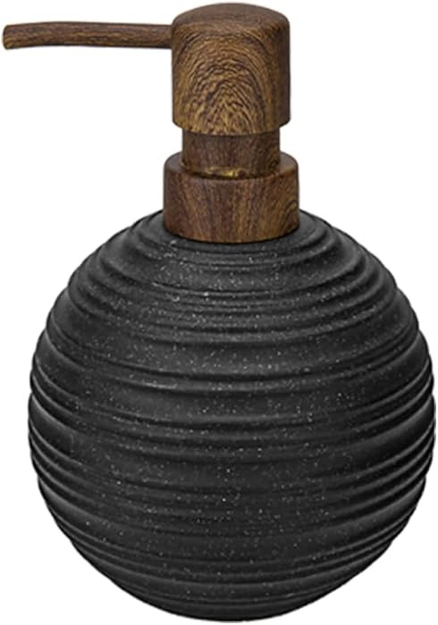 1pcs Hand Soap Dispenser Set, Sandstone Textured Resin Liquid Soap Dispenser for Bathroom Counter... | Amazon (US)