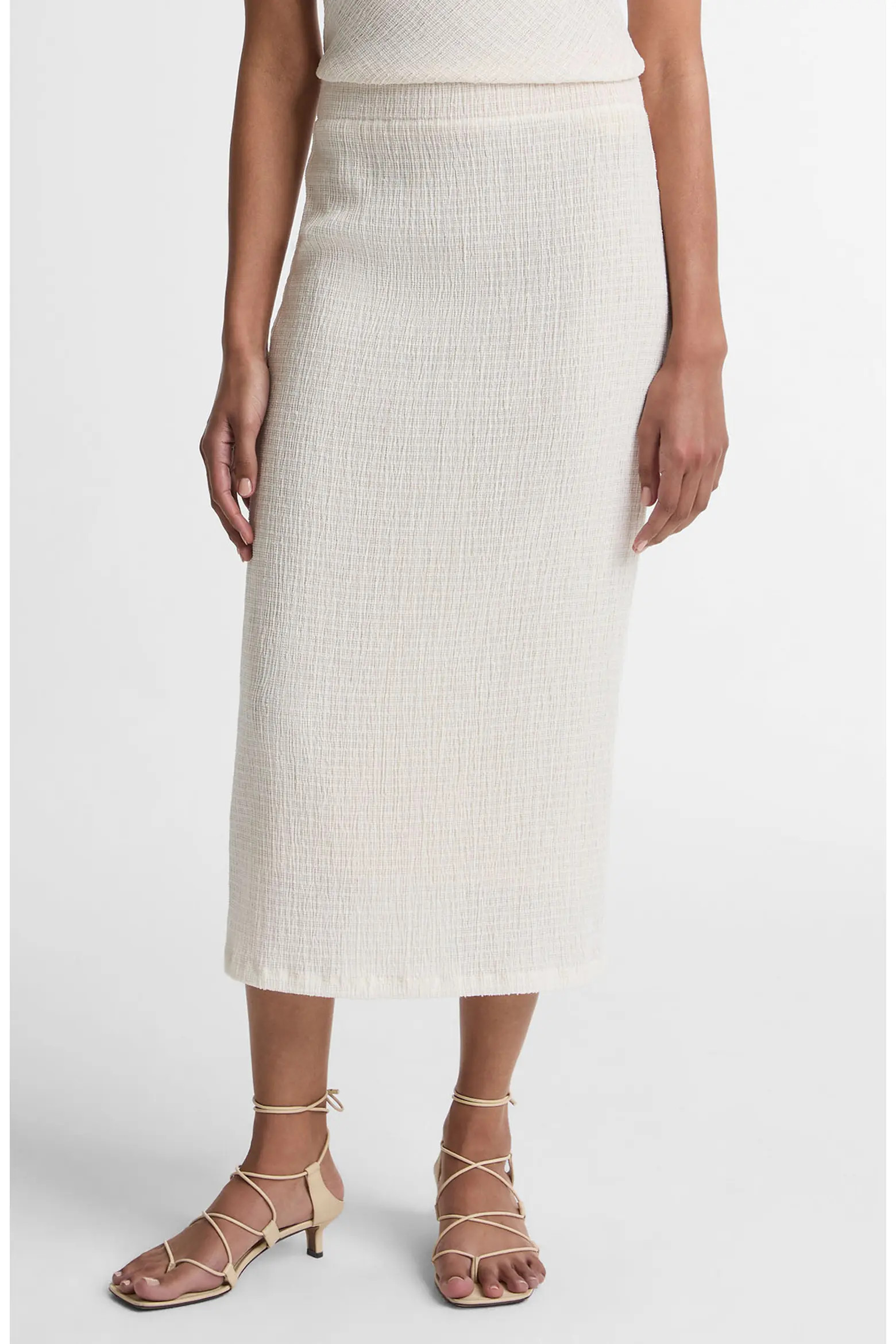 Vince Shadow Grid Midi Skirt (Women) | Nordstrom | Nordstrom