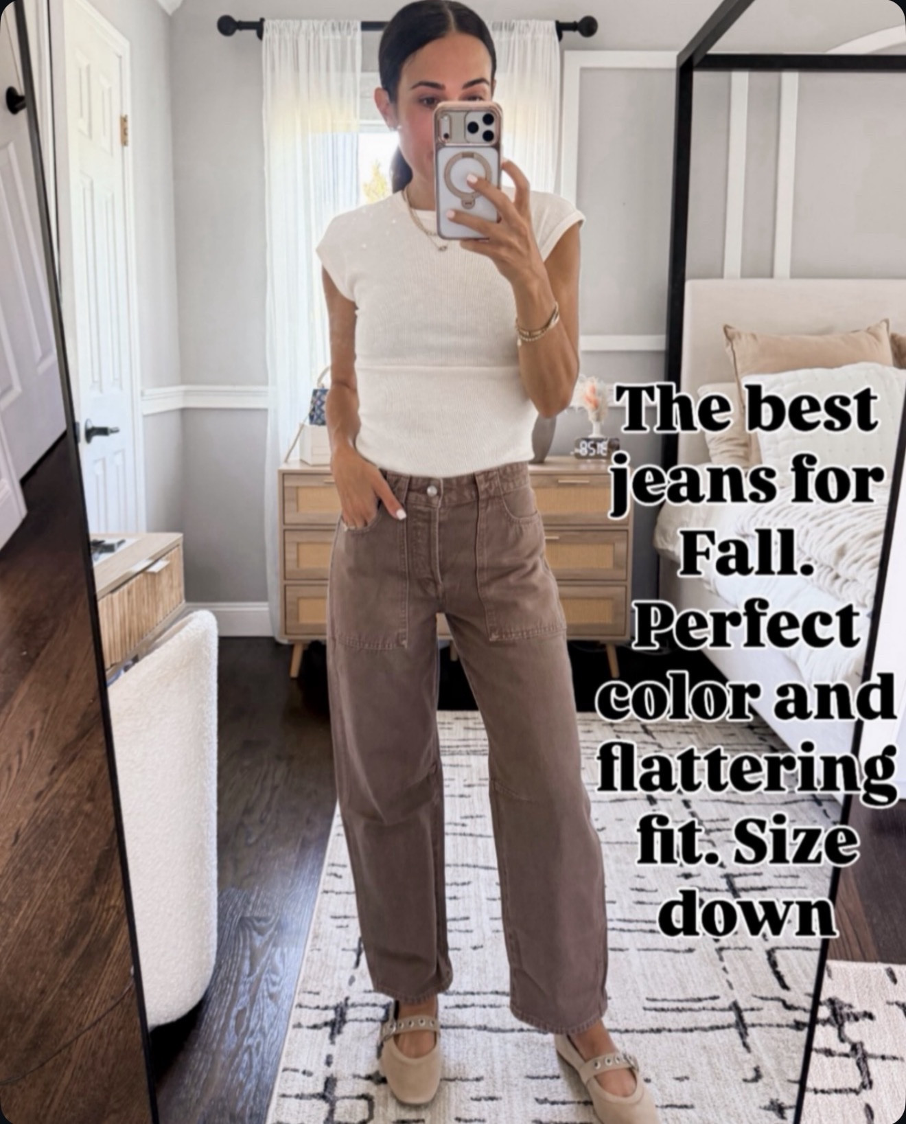 Love these jeans for Fall size down

#LTKSaleAlert #LTKOver40 #LTKSeasonal