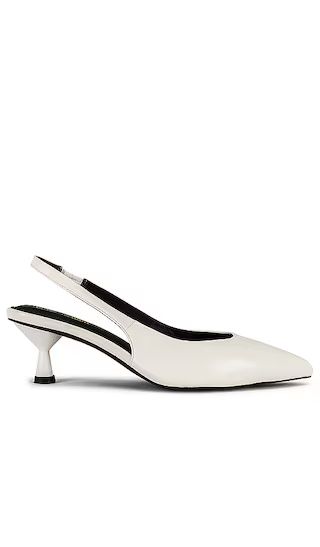 Brooklyn Heel in White | Revolve Clothing (Global)