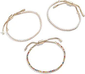 Ariyah Assorted Set of 3 Bracelets | Nordstrom