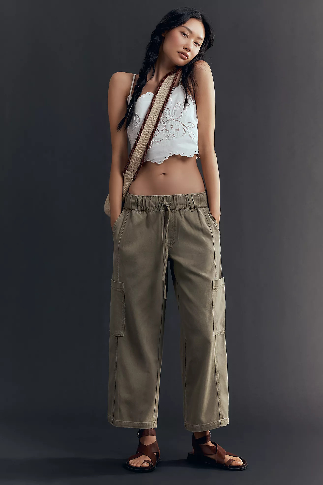Sanctuary Area Drawstring Cargo Pants | Anthropologie (US)