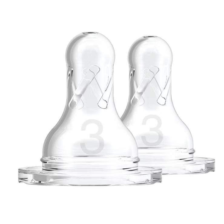 Dr. Brown's Narrow Baby Bottle Nipples - Level 3 - Medium Fast Flow - 6 Months+ - 2pk | Target