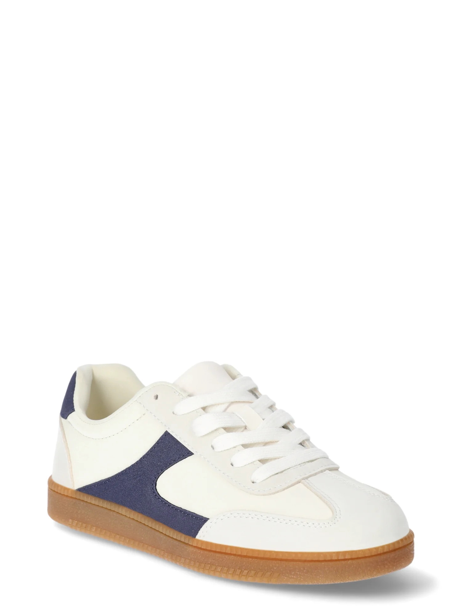 No Boundaries Women's Lace Up Sport Sneakers, Wide Width Available | Walmart (US)