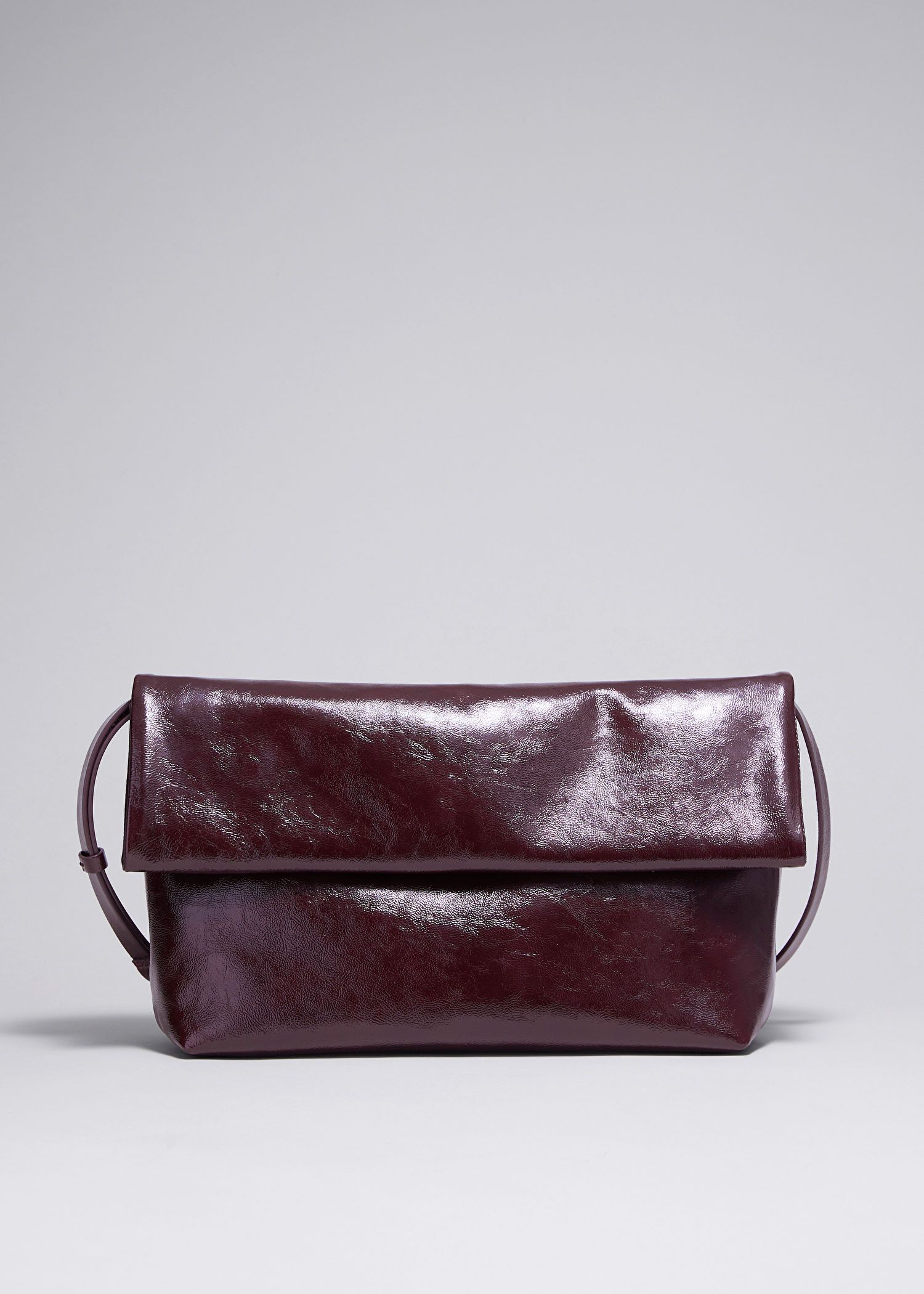 Folded Patent-Leather Clutch | & Other Stories (EU + UK)
