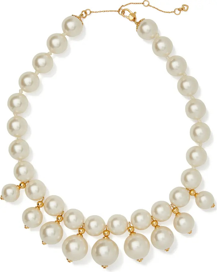 imitation pearl statement necklace | Nordstrom