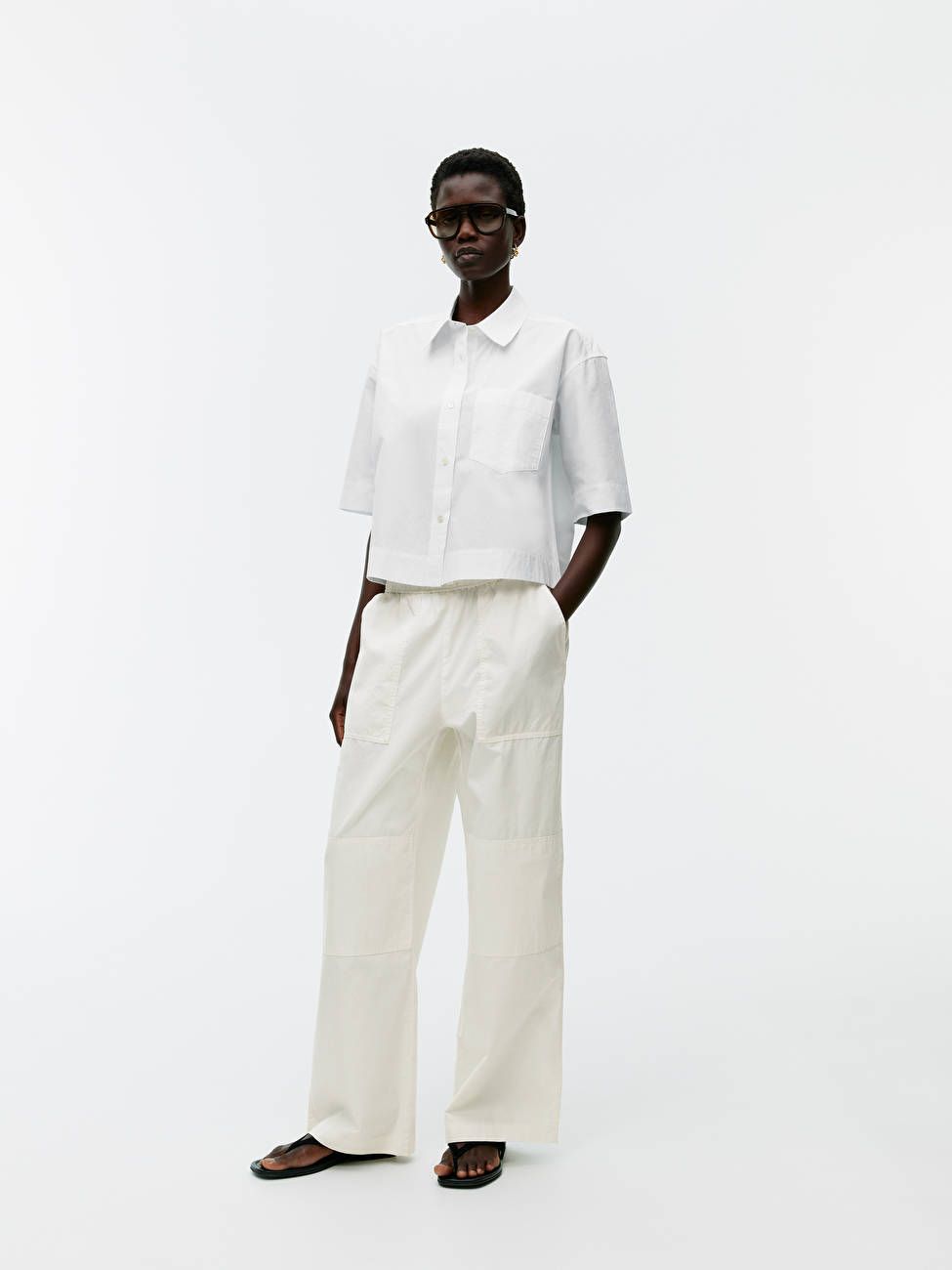 Washed Cotton Trousers | ARKET (US&UK)