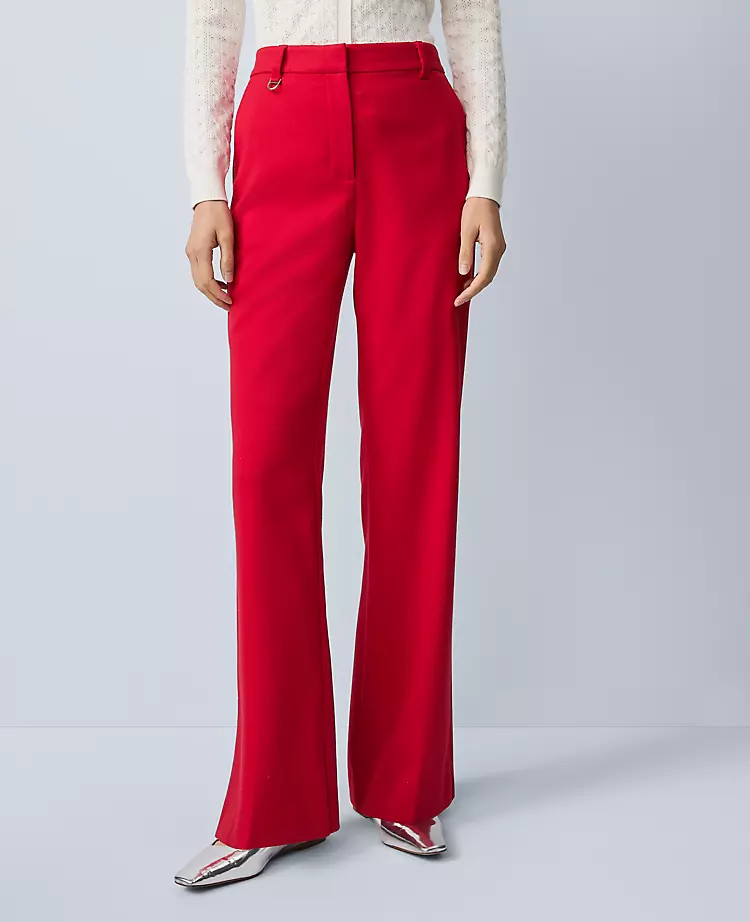 The Slim Flare Trouser in Bi-Stretch | Ann Taylor