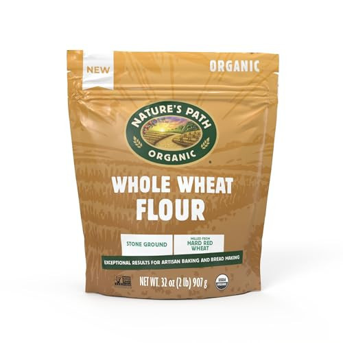 Nature's Path Organic Whole Wheat Flour, 32 oz (Pack of 4), Non-GMO | Amazon (US)