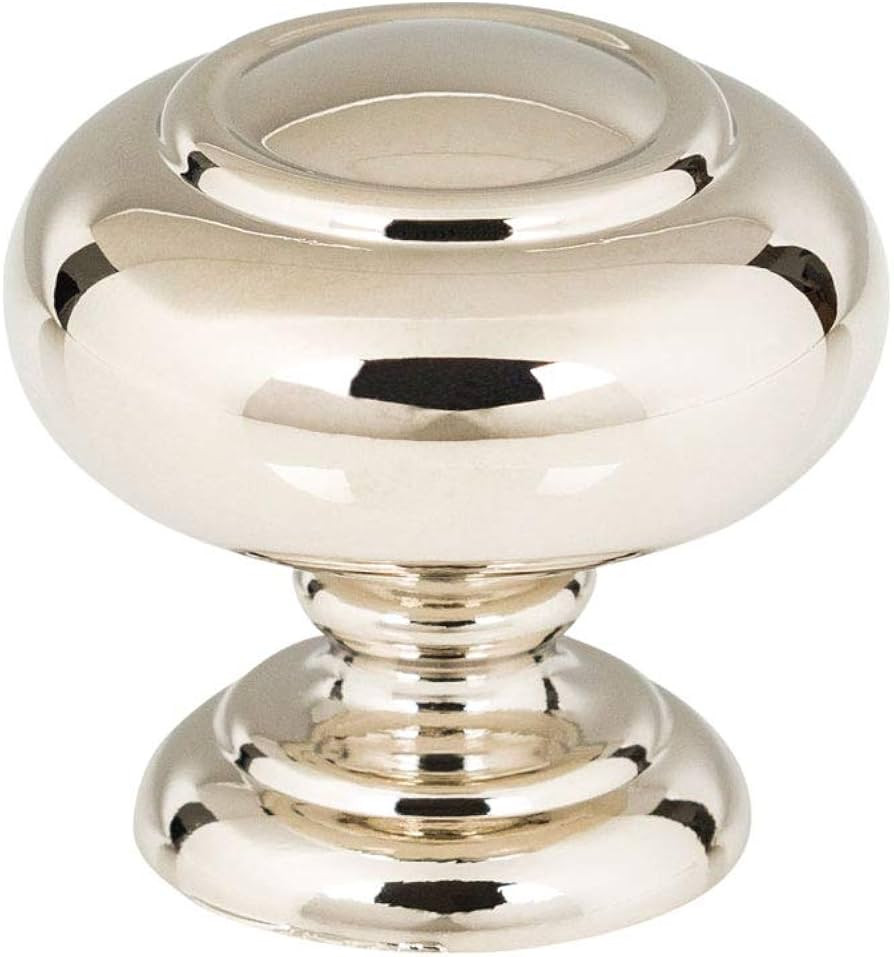 Atlas Homewares A610-PN 1-1/4 in. (32mm) Victoria Collection Knob, Polished Nickel | Amazon (US)