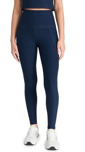 Beyond Yoga Spacedye Out of Pocket High-Waisted Midi Legging Nocturnal Navy 1X US Women's 18-20 24 | Amazon (US)