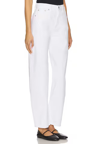 Wes High Rise Barrel Jeans
                    
                    PISTOLA | Revolve Clothing (Global)