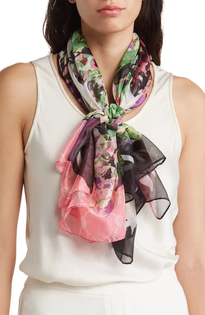 Patched Floral Square Scarf | Nordstrom Rack