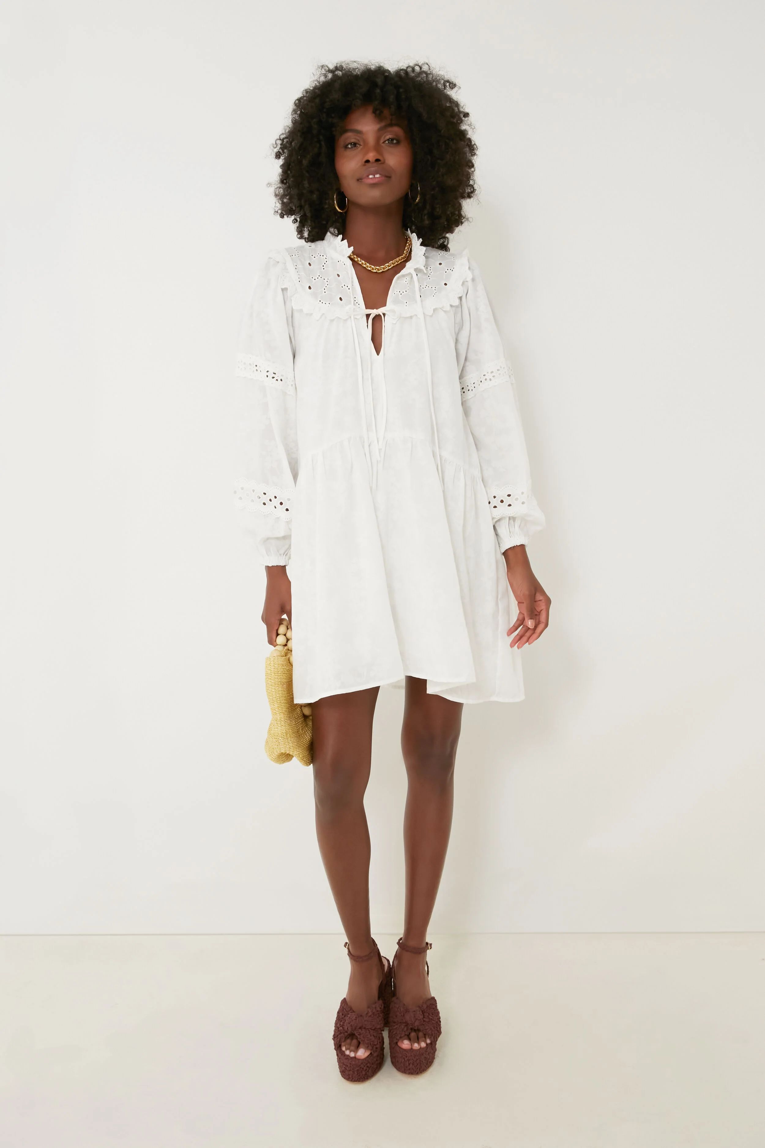 White Rue Mini Dress | Tuckernuck (US)