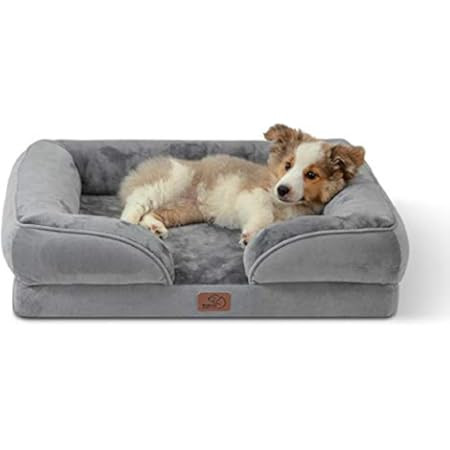 Bedsure Waterproof Dog Beds for Large Dogs - Large Dog Bed with Washable Cover, Pet Bed Mat Pillows  | Amazon (US)