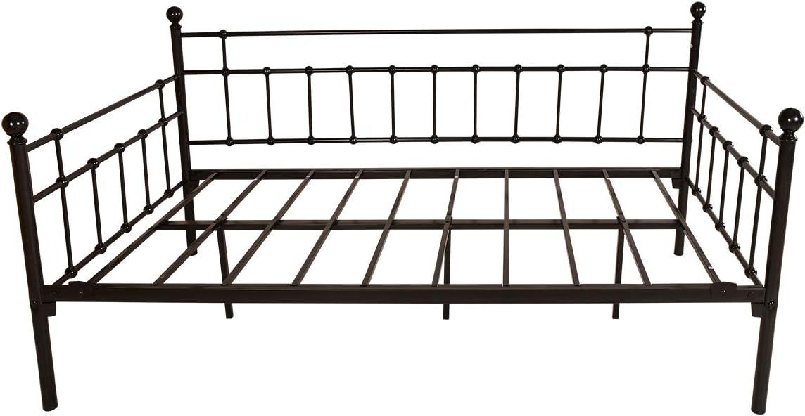 Metal Daybed Frame Twin Metal Slats Platform Base Box Spring Replacement Bed Sofa for Living Room... | Amazon (US)
