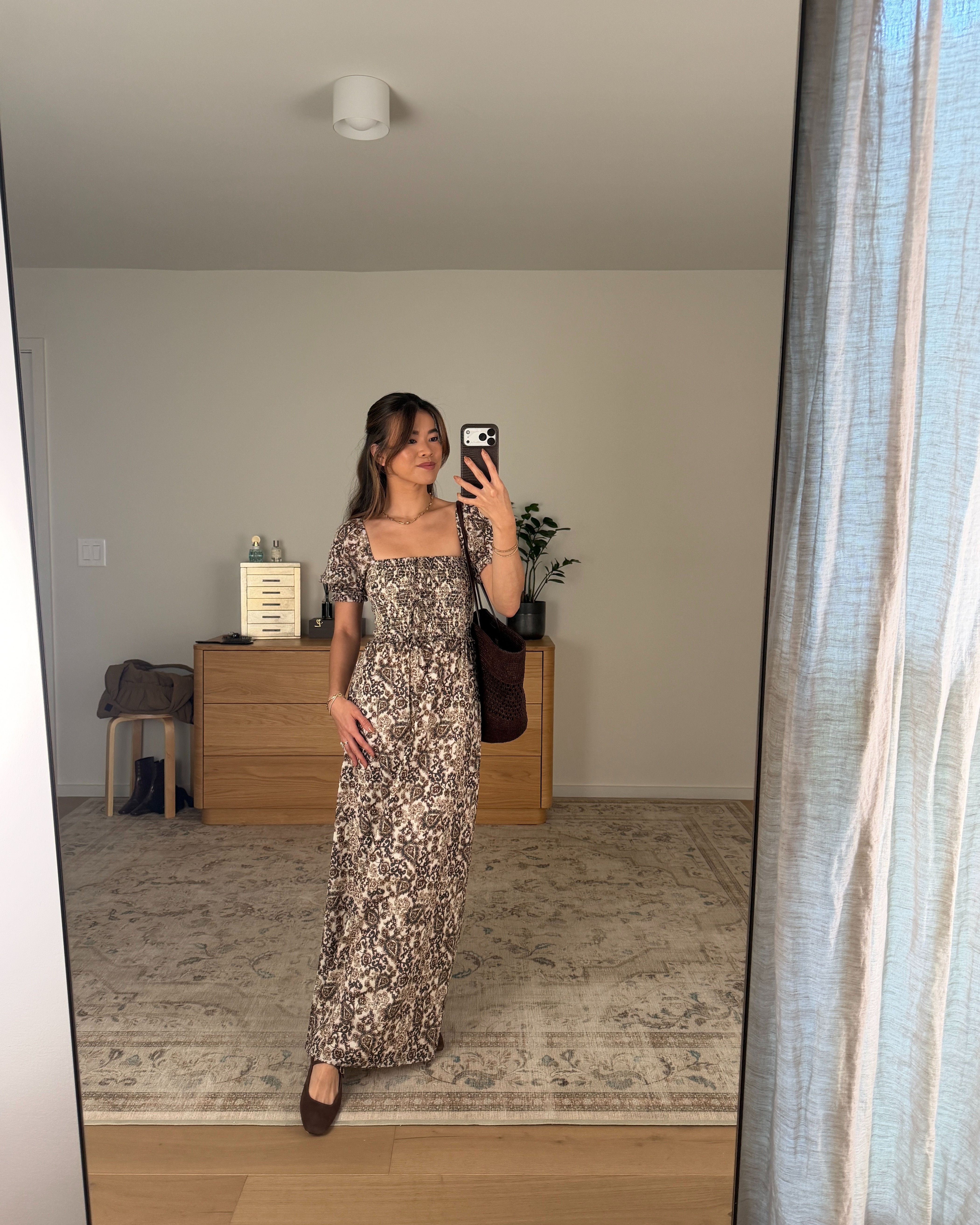 I love this maxi dress for fall!

Sizing info:
-Hillhouse The Malene Nap Dress (Size XXS in Chedworth Paisley Brown) 

Petite style, petite fashion, mom outfit, mom style, petite dress, petite outfit ideas, petite outfits, fall style, spring outfits, beach outfits, vacation outfits, summer outfits, Summer style, summer trends, autumn outfit, best dress for petite, maxi dress, petite maxi dress, fall maxi dress