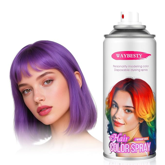 Temporary Hair Color Spray For Kids Women Men, Washable Hair Color Wax Dye For Cosplay Party DIY,... | Amazon (US)