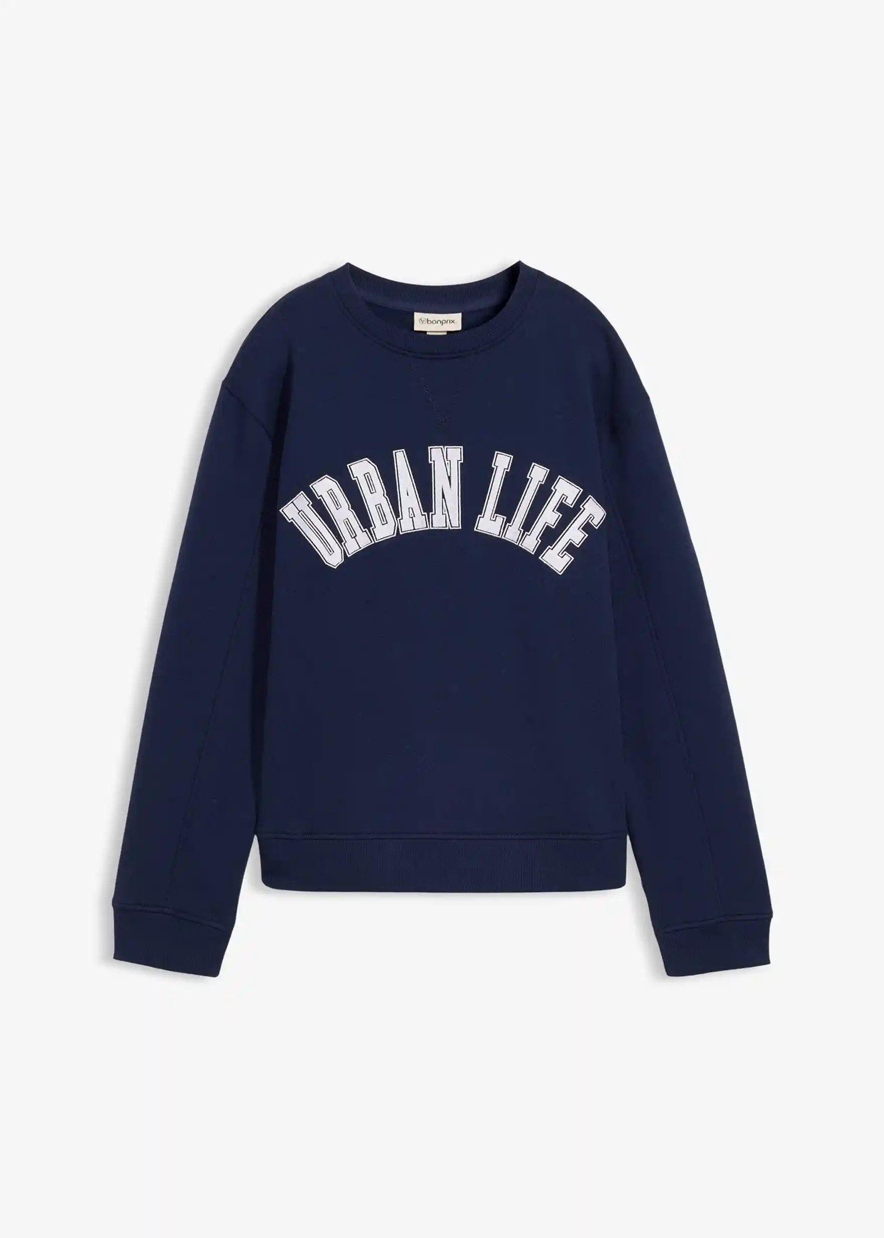 Oversize-Sweatshirt aus reiner Baumwolle | Bonprix DE
