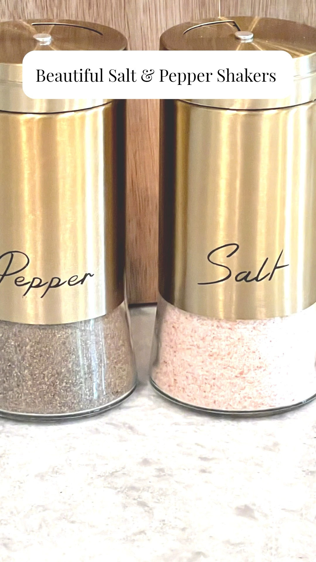 Sometimes it’s the smallest kitchen upgrades that make the biggest difference. These salt and pepper shakers are functional, beautiful, and look great left out on the counter.

I also love that they come with three different hole sizes, because not every seasoning needs the same pour.

#LTKHome #LTKU #LTKfoodie