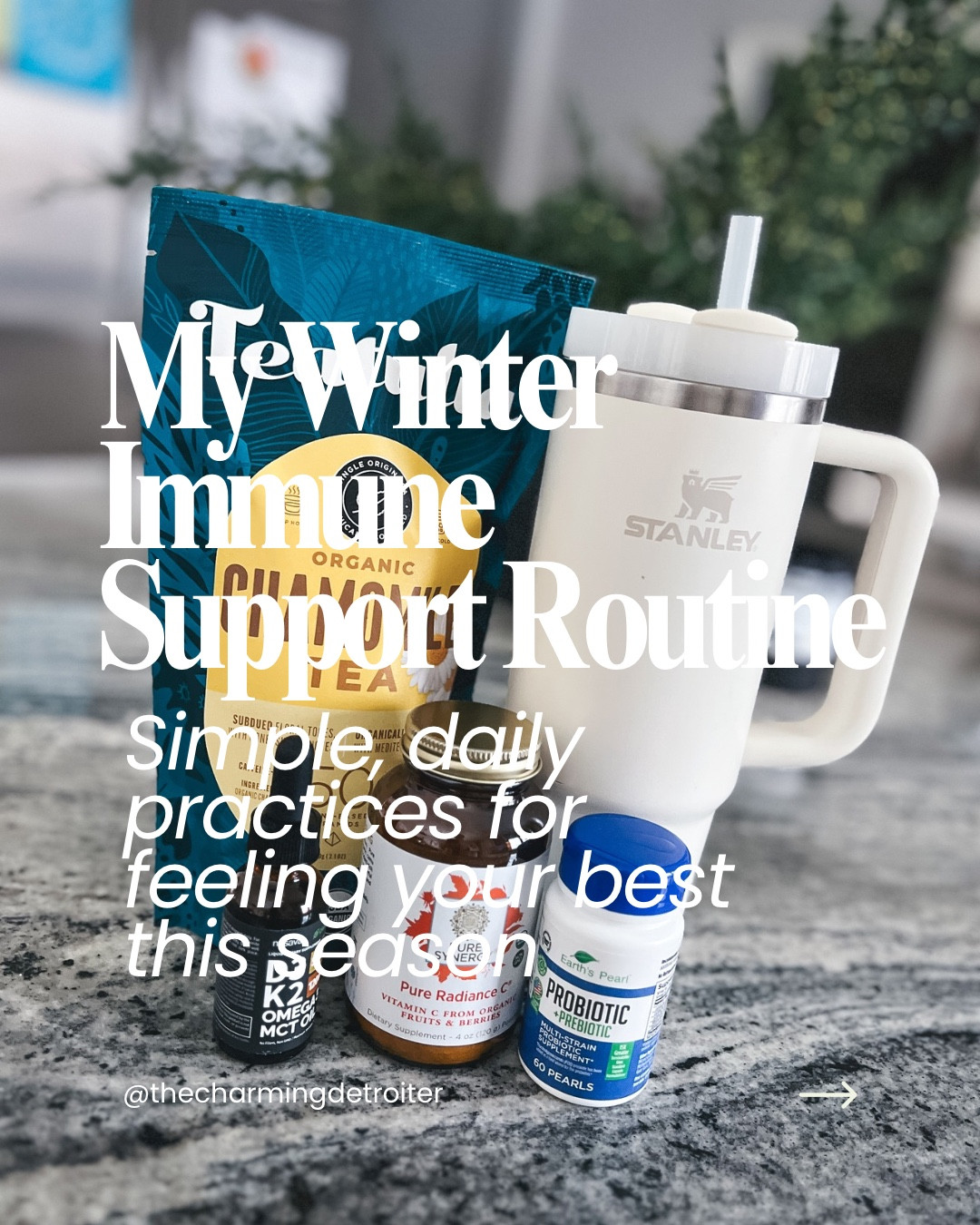 Winter immune support doesn’t need to be complicated.
The basics matter more than most people realize:

• hydrate (yes, even when you’re not sweating)
• prioritize quality sleep
• support vitamin d levels during darker months
• add vitamin c from food or supplements
• don’t forget gut health — probiotics support immune balance

Consistency > perfection. These small daily habits add up all season long.

Save this for cold & flu season 🤍

#winterwellness #immunesupport #holistichealing #functionalwellness #guthealthmatters #probiotics #vitamind #vitaminc #sleephealth #hydrationhabits #wellnessroutine #healthylifestyle #preventativehealth #inflammationreduction #modernwellness #everydayhealth #winterhealth #wellnesstips  

#LTKdayinmylife #LTKfitnessgoals #LTKmorningroutine