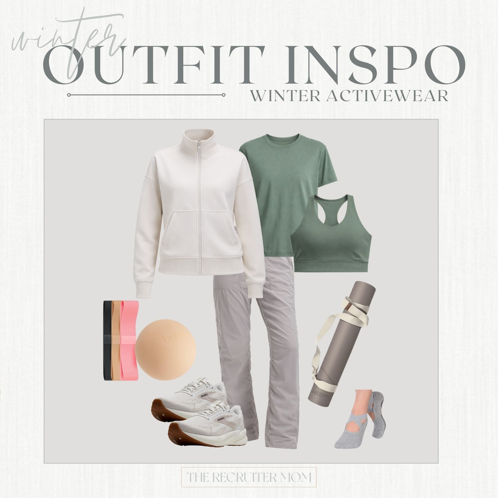 Winter activewear outfit with a lightweight jacket, relaxed pants, and supportive sneakers. Easy and comfortable for everyday wear. 

 

#LTKSeasonal #LTKActive #LTKOver40