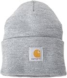 Carhartt Men's Acrylic Watch Hat A18, Heather Grey, One Size | Amazon (US)