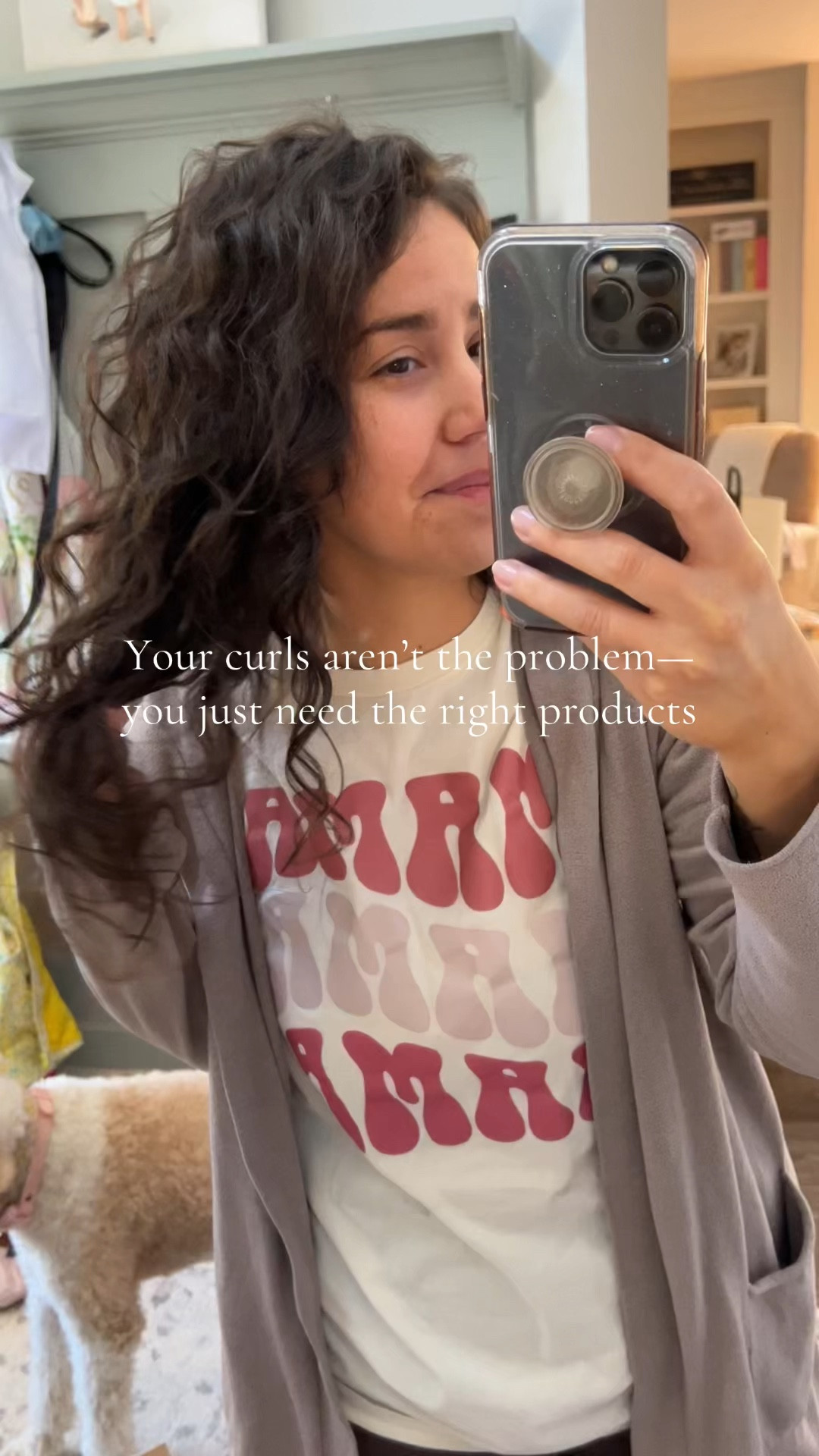 Your curls are not the issue, you might just need new products. 