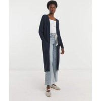 Navy Longline Jersey Pocket Cardigan Navy - JD Williams - Size: 8 | JD Williams (UK)