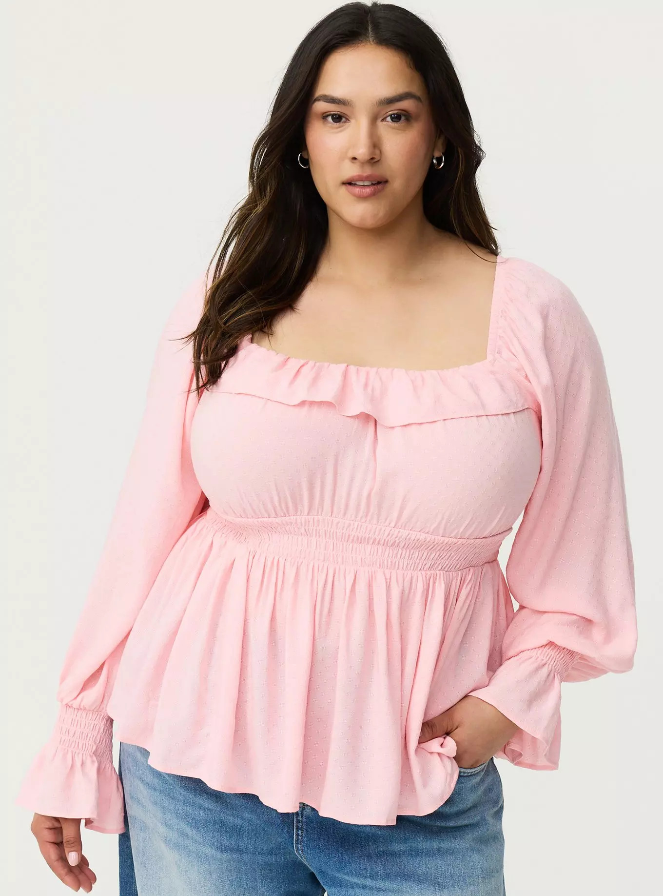 Ruffle Smocked Waist Top | Torrid (US & Canada)