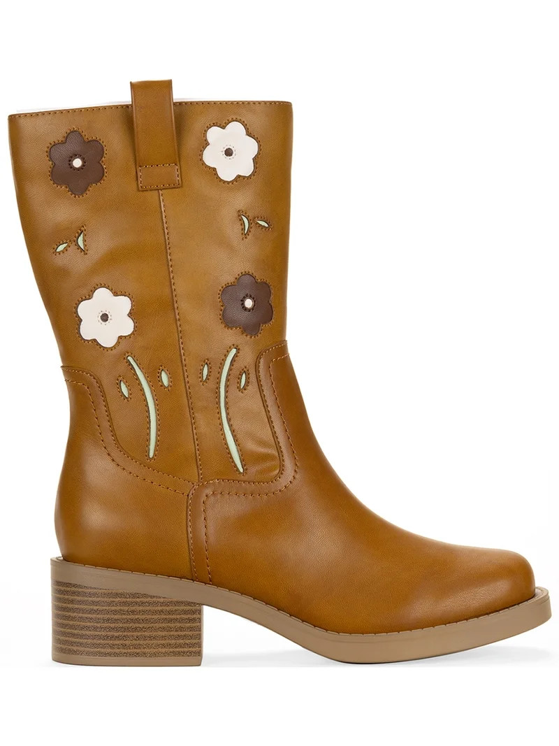 Celebrity Pink's Womens Wesley Floral Boots | Walmart (US)