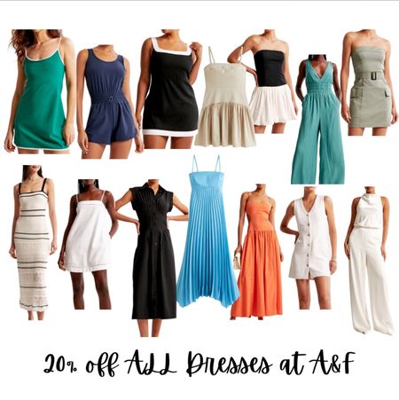 Last day to take 20% off ALL dresses & 15% off almost everything else at Abercrombie & Fitch!! Perfect time to add some capsule pieces to your summer wardrobe☀️

#LTKWedding #LTKSaleAlert #LTKFindsUnder100