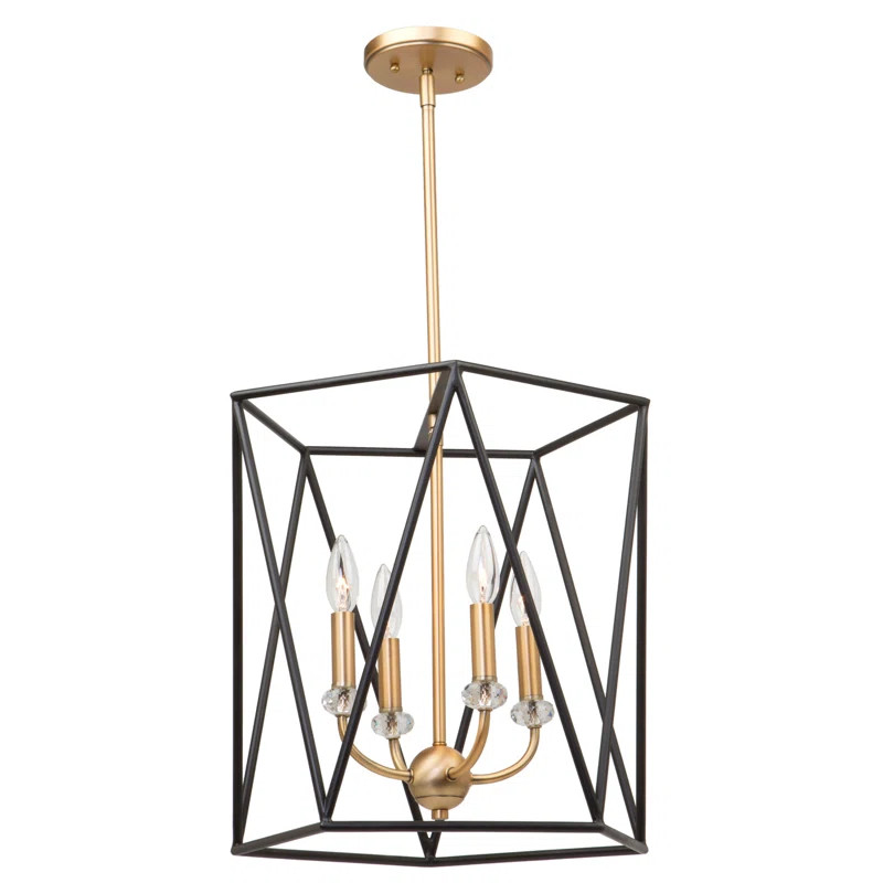 Electa 4 - Light Dimmable Geometric Chandelier | Wayfair North America