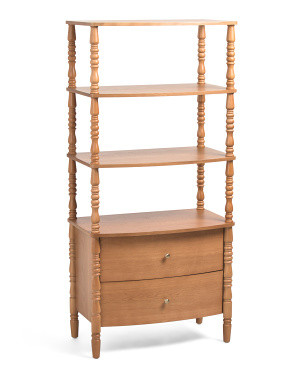 60x28 Spindle Bookshelf With Storage | Home | Marshalls | Marshalls