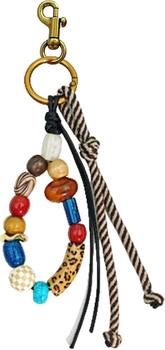 Beads And Braided Rope Bag Charms Boho Purse Charms Car Key Chain Wallet Keychain Accessories For... | Amazon (US)