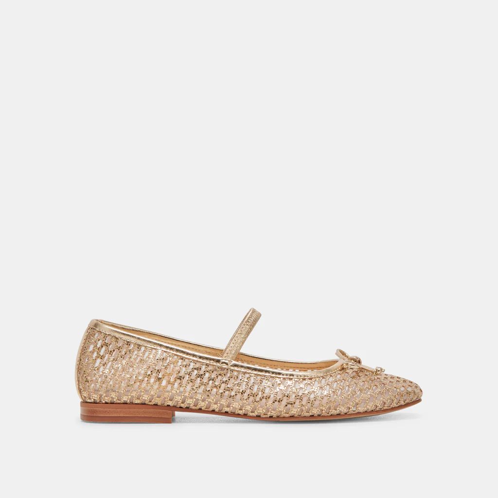 Carin Raffia Ballet Flats | DolceVita.com