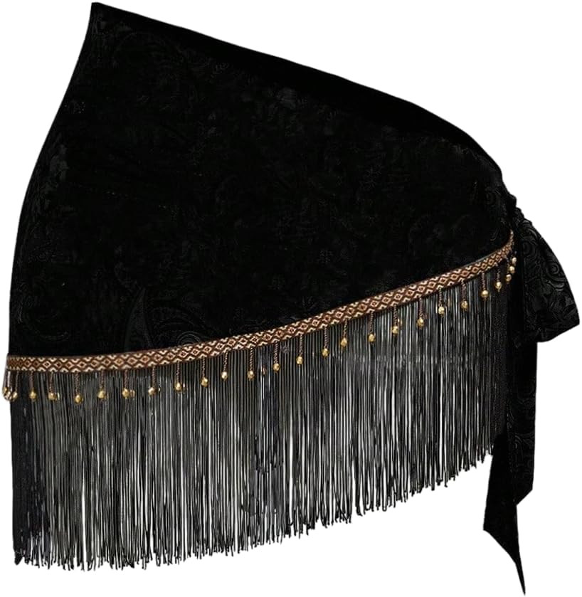 MakeMeChic Women's Wrap Fringe Skirt Beach Cover Up Low Waisted Tie Side Boho Swim Suit | Amazon (US)