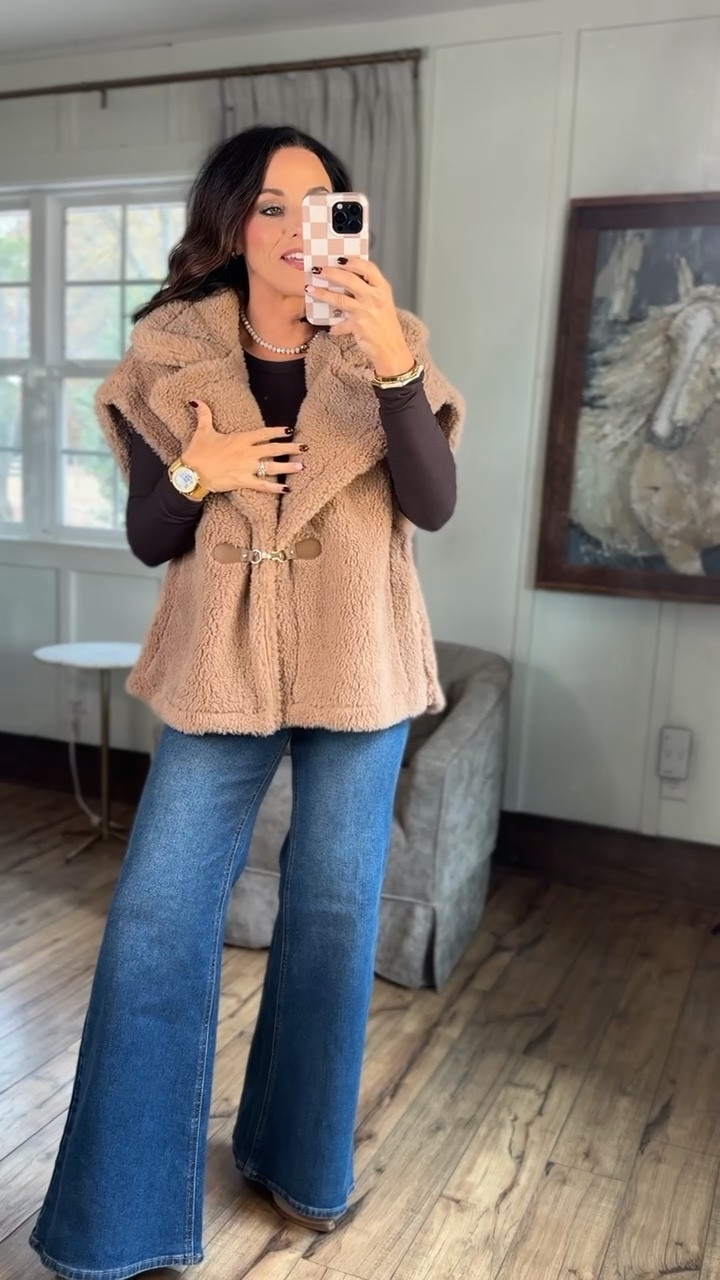 Y'all this faux shearling vest looks and feels designer! It's so soft and warm, the perfect piece to add to your fall and winter wardrobe! Commission links - Walmart partner. Faux fur vest, women's vest, winter essentials, cozy vibes, Walmart finds, VintagePickin 

#LTKootd #LTKSeasonal #LTKHoliday