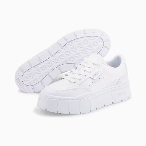 Mayze Stack Leather Women's Sneakers | PUMA US